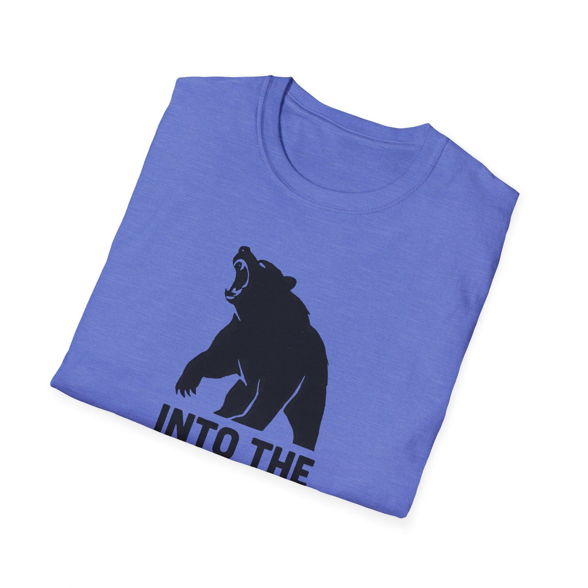 Printify T-Shirt Bear silhouette with text T-Shirt
