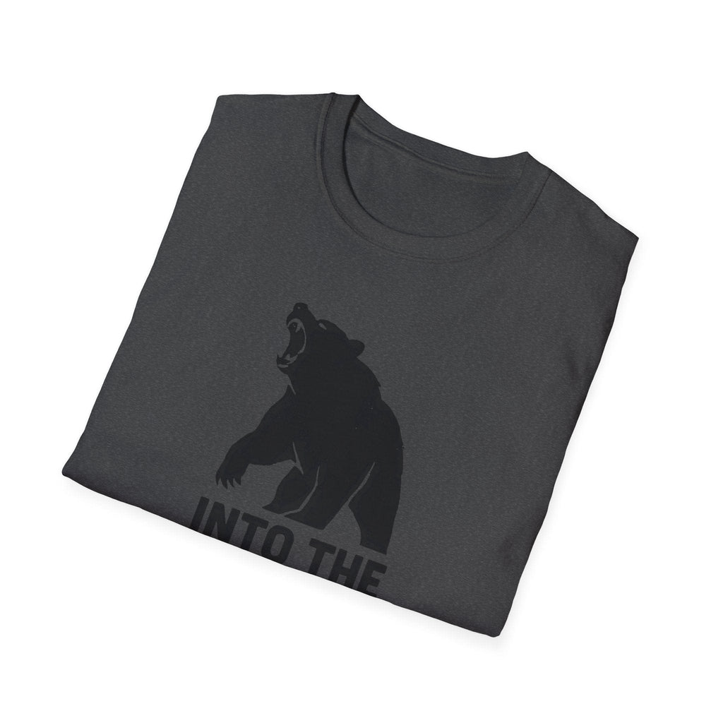 Printify T-Shirt Bear silhouette with text T-Shirt