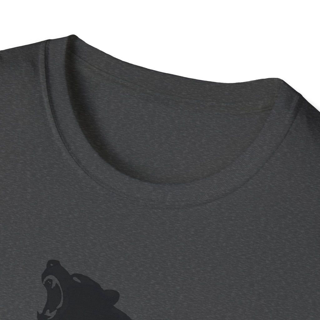 Printify T-Shirt Bear silhouette with text T-Shirt