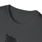 Printify T-Shirt Bear silhouette with text T-Shirt