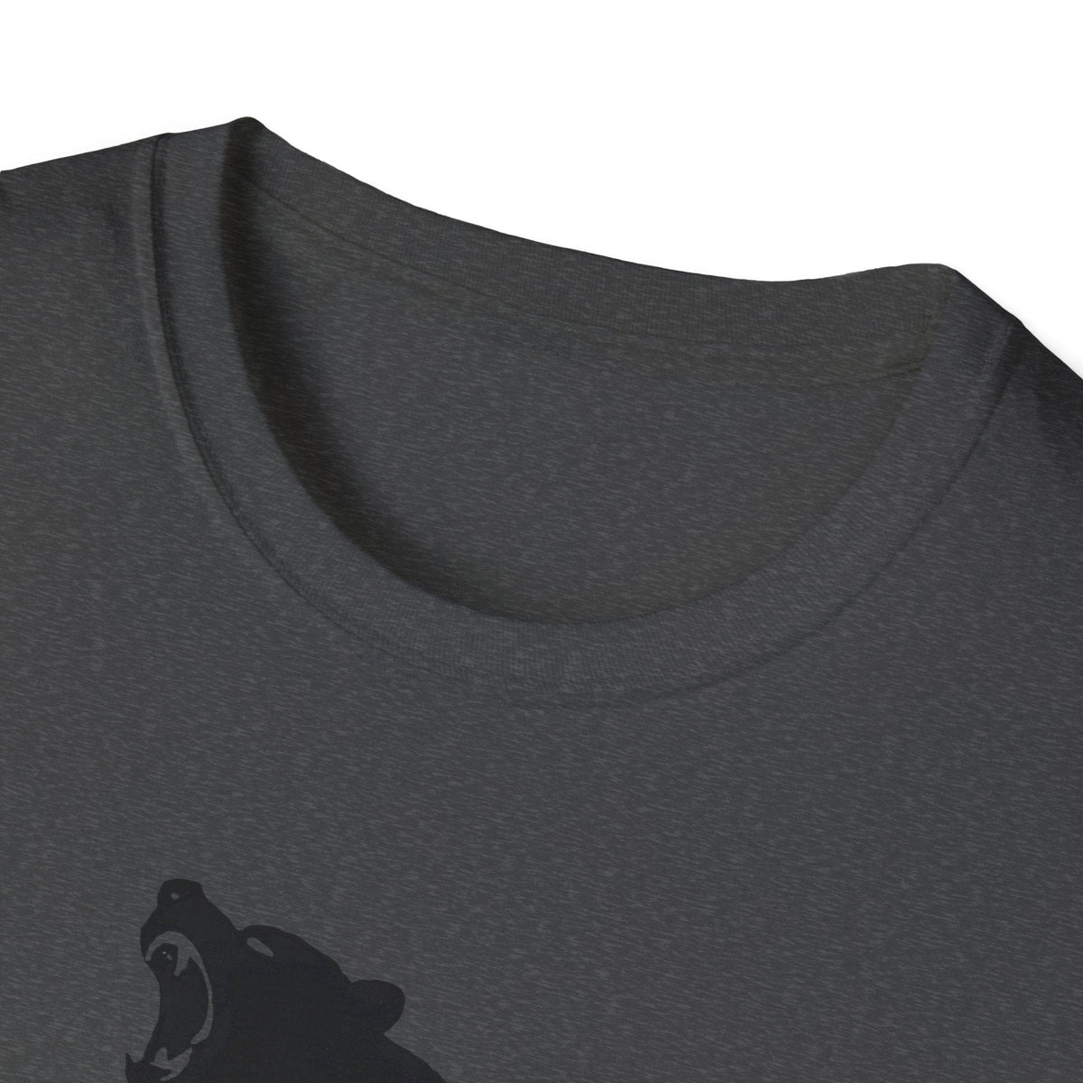 Printify T-Shirt Bear silhouette with text T-Shirt