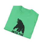 Printify T-Shirt Bear silhouette with text T-Shirt