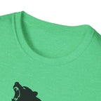 Printify T-Shirt Bear silhouette with text T-Shirt