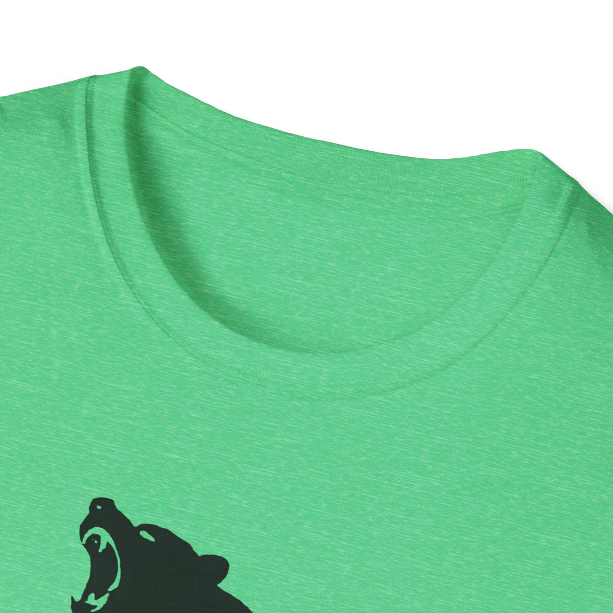 Printify T-Shirt Bear silhouette with text T-Shirt