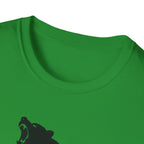 Printify T-Shirt Bear silhouette with text T-Shirt