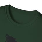 Printify T-Shirt Bear silhouette with text T-Shirt