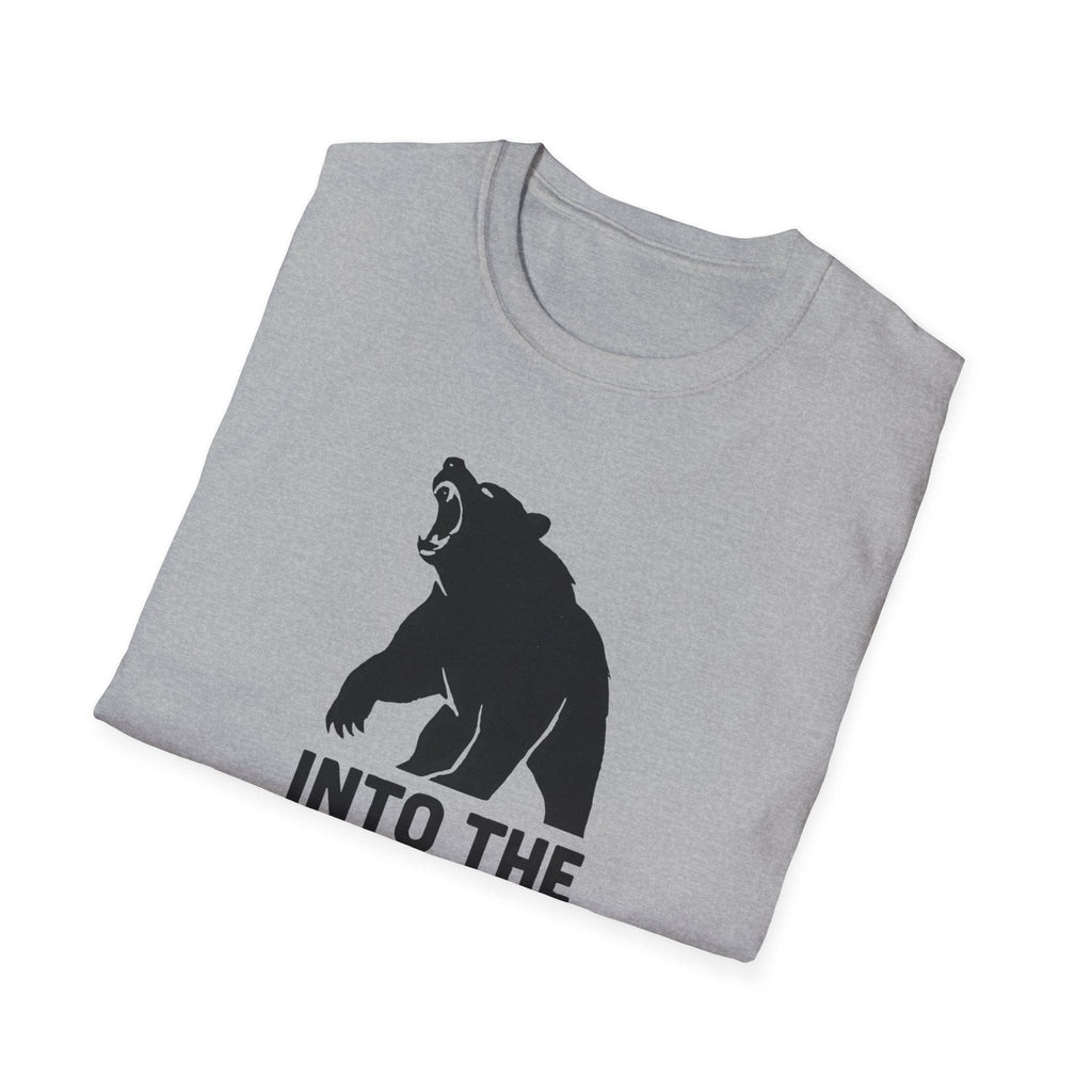 Printify T-Shirt Bear silhouette with text T-Shirt