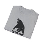 Printify T-Shirt Bear silhouette with text T-Shirt