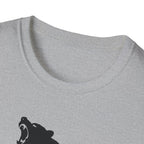 Printify T-Shirt Bear silhouette with text T-Shirt