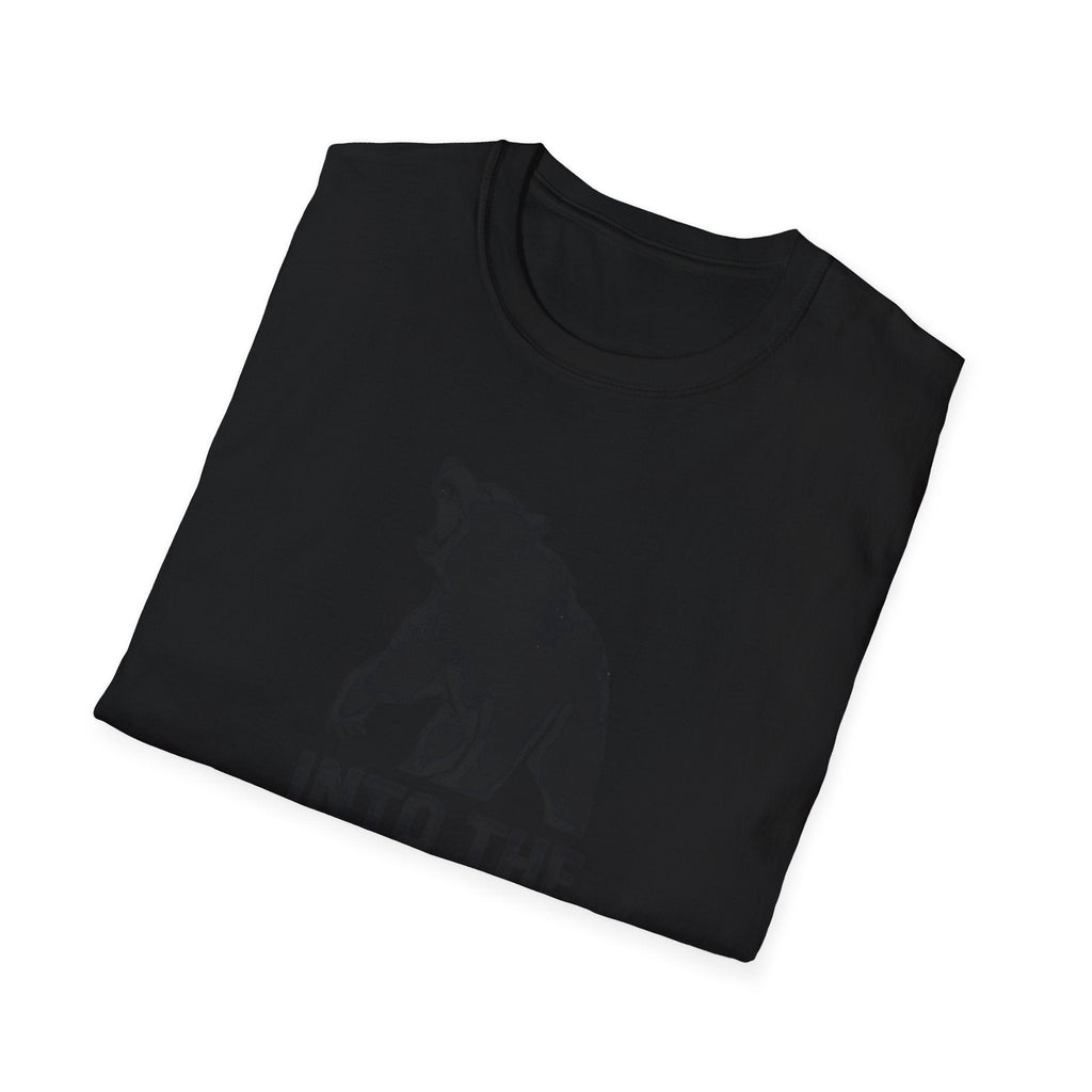 Printify T-Shirt Bear silhouette with text T-Shirt