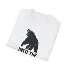 Printify T-Shirt Bear silhouette with text T-Shirt