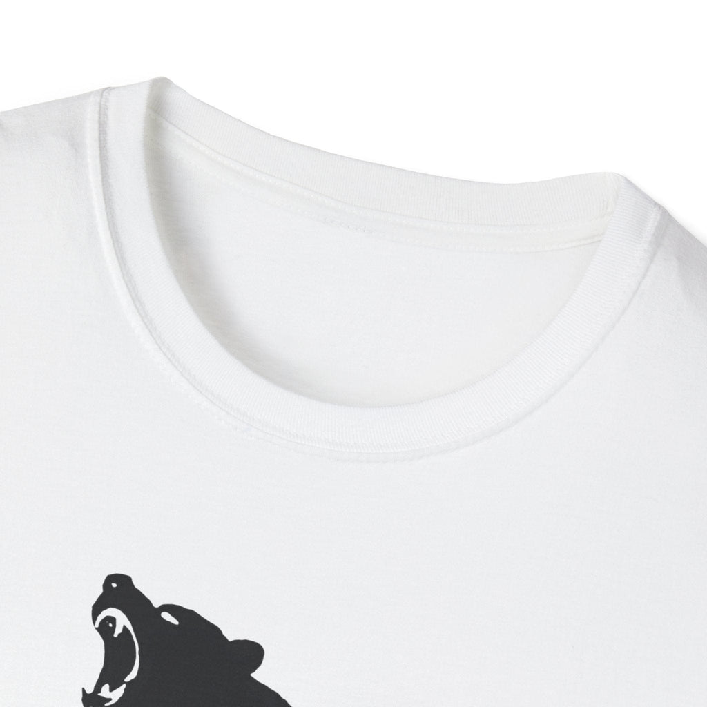 Printify T-Shirt Bear silhouette with text T-Shirt