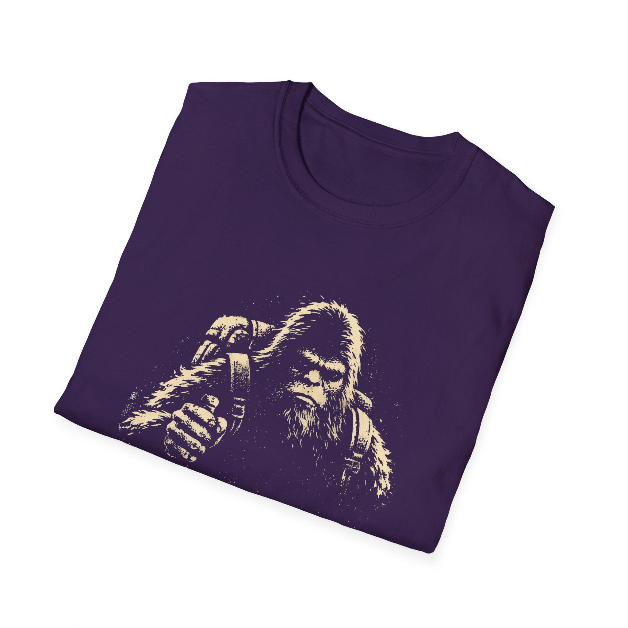 Printify T-Shirt Bigfoot Hiking