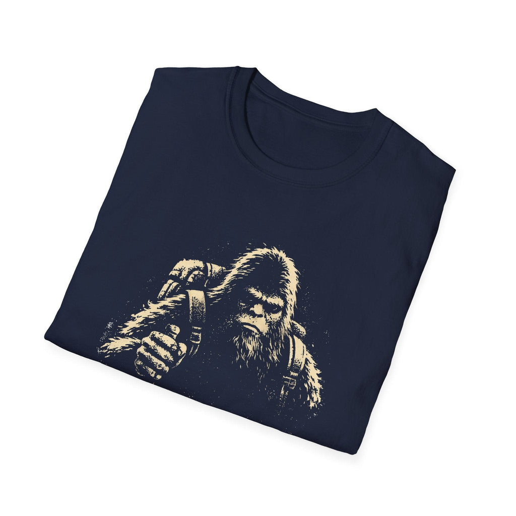 Printify T-Shirt Bigfoot Hiking