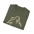 Printify T-Shirt Bigfoot Hiking
