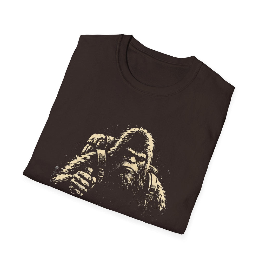 Printify T-Shirt Bigfoot Hiking