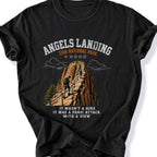Printify T-Shirt Black / S Angels Landing T-Shirt