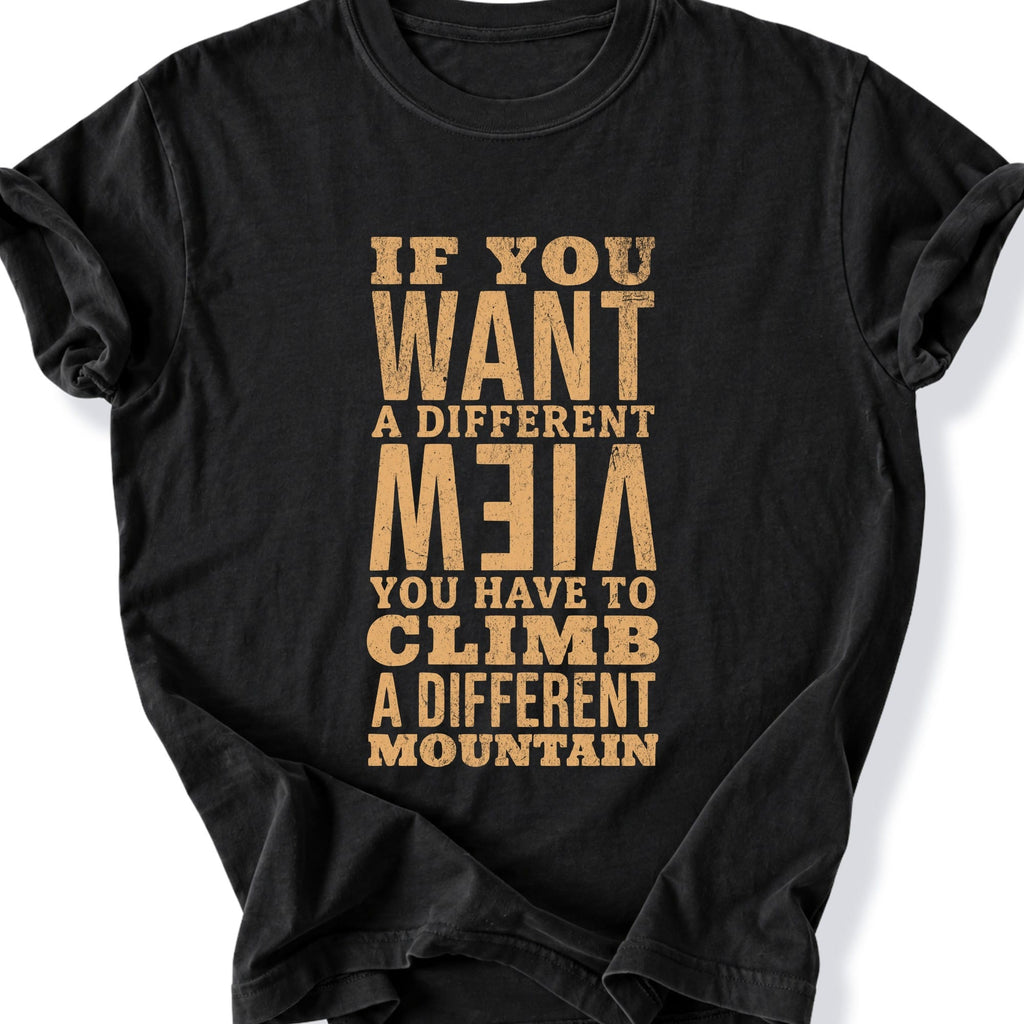 Printify T-Shirt Black / S Different Mountain T-Shirt