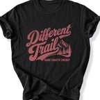 Printify T-Shirt Black / S Different Trails T-Shirt