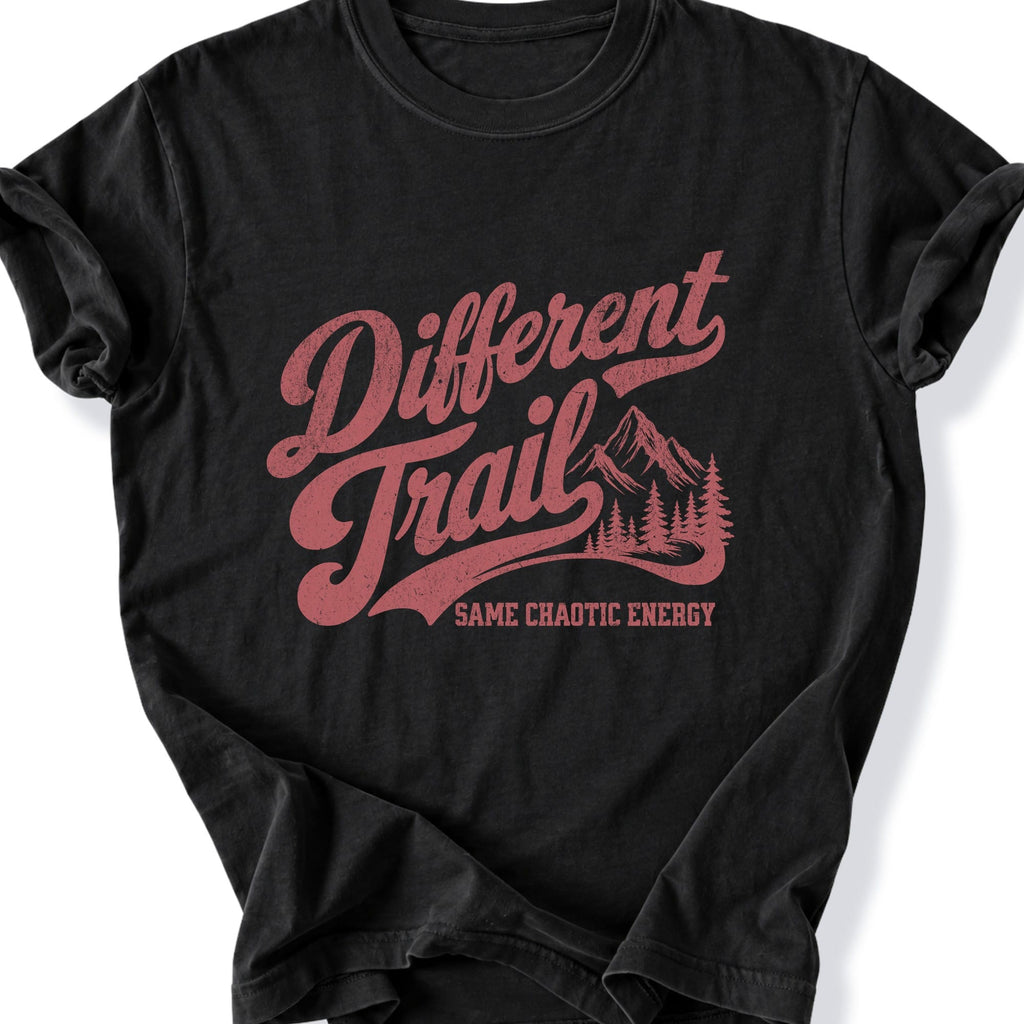Printify T-Shirt Black / S Different Trails T-Shirt