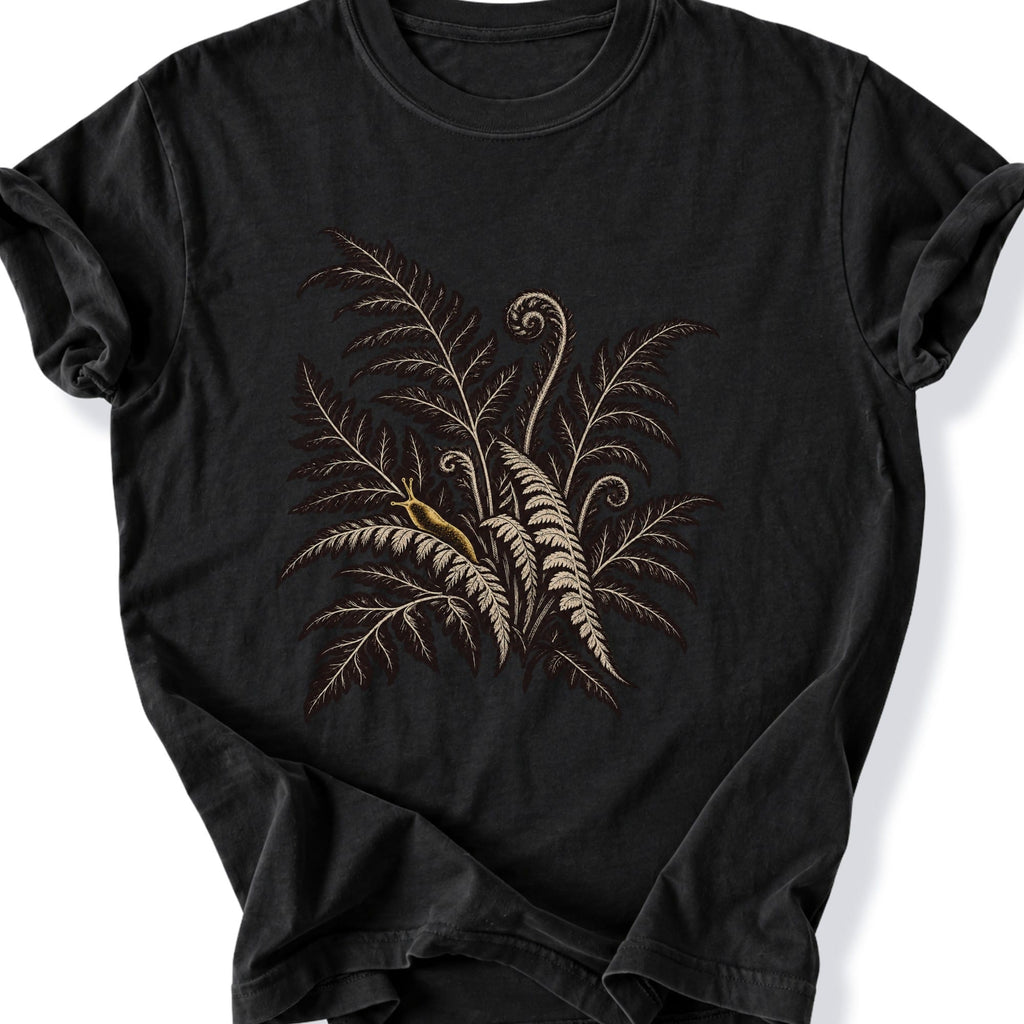 Printify T-Shirt Black / S Fern & Banana Sluf T-Shir T-Shirt