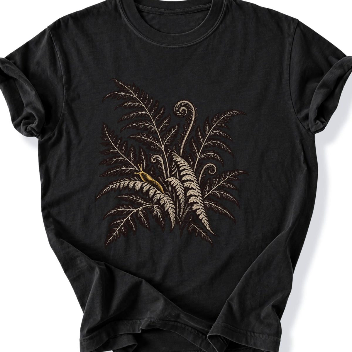Printify T-Shirt Black / S Fern & Banana Sluf T-Shir T-Shirt