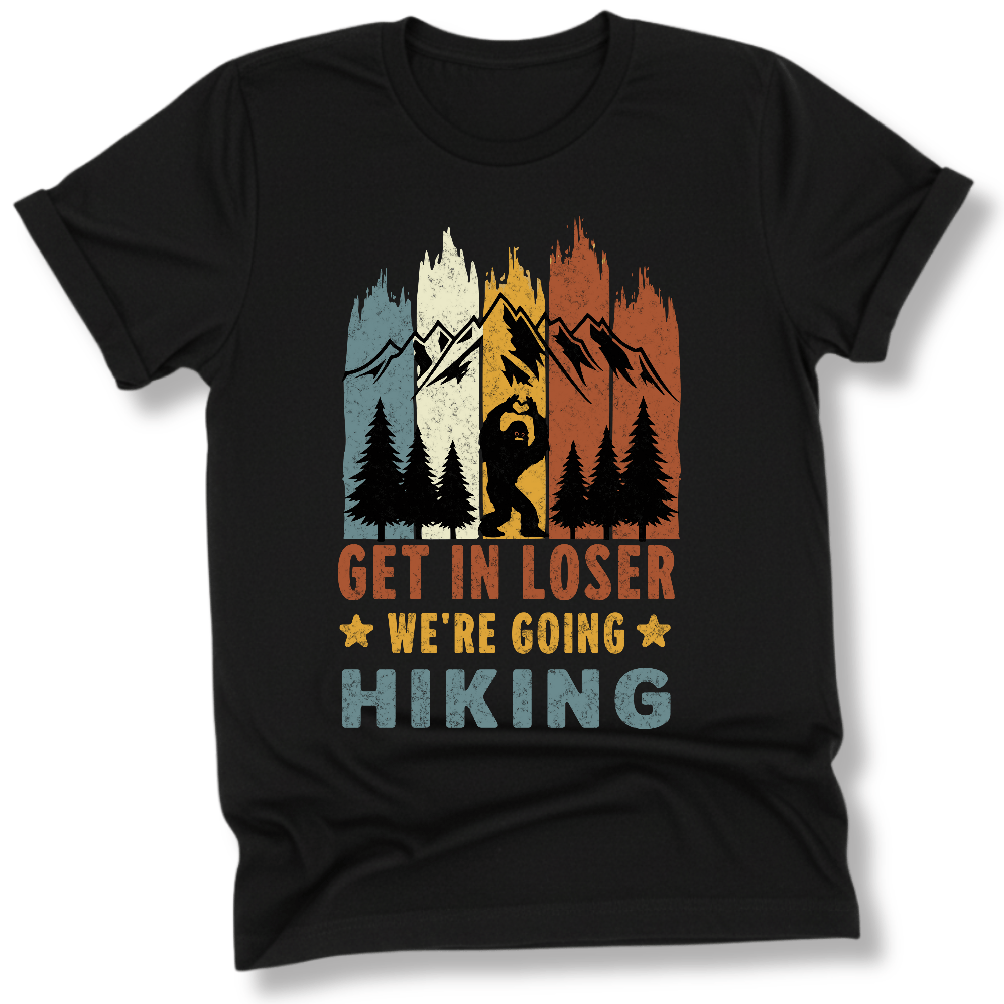 Printify T-Shirt Black / S Get in loser!