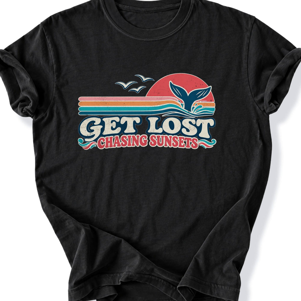 Printify T-Shirt Black / S Get Lost T-Shirt