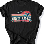 Printify T-Shirt Black / S Get Lost T-Shirt