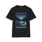 Printify T-Shirt Black / S Glamping Amateurs