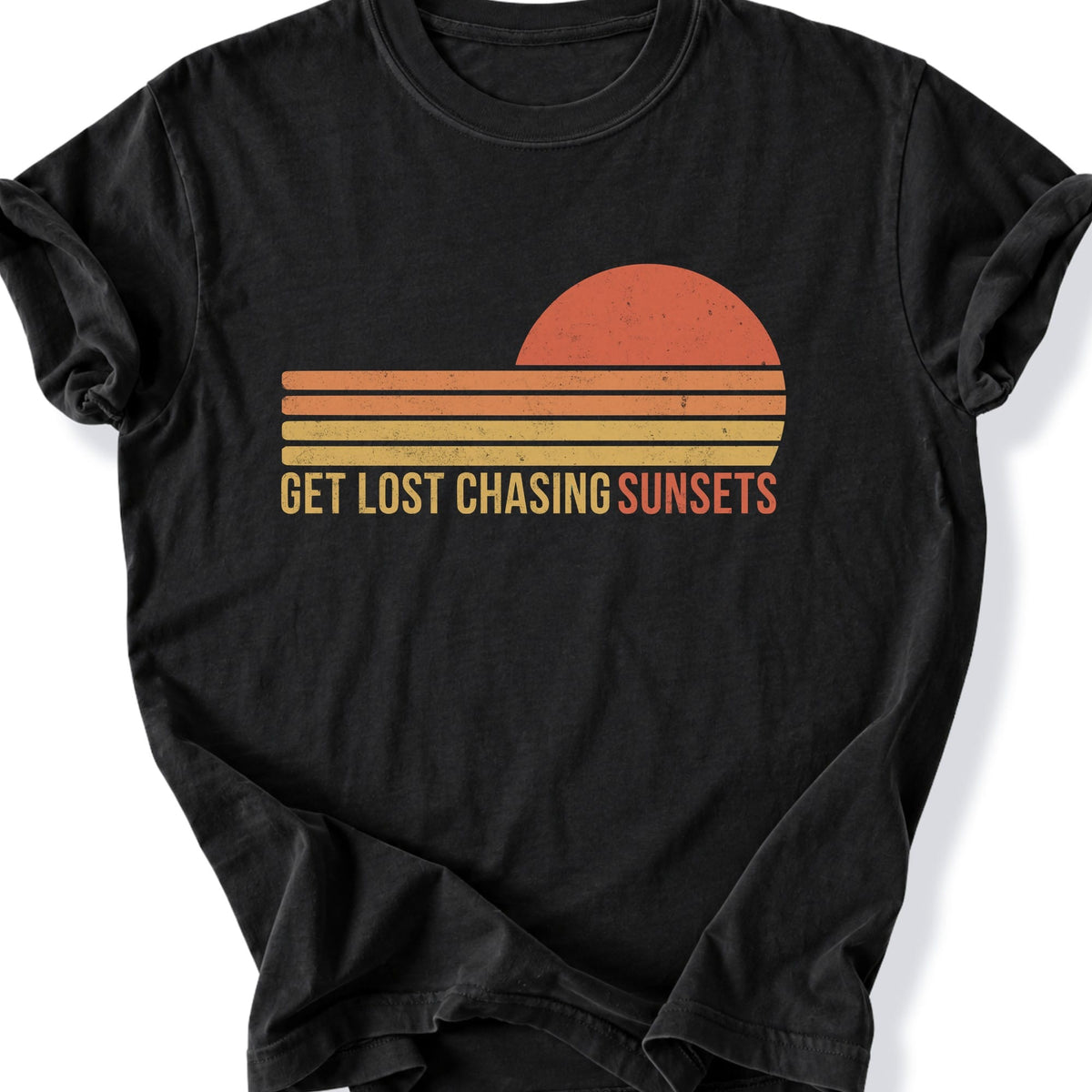 Printify T-Shirt Black / S Golden Hour T-Shirt