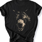 Printify T-Shirt Black / S Gritty Bear Scare T-Shirt