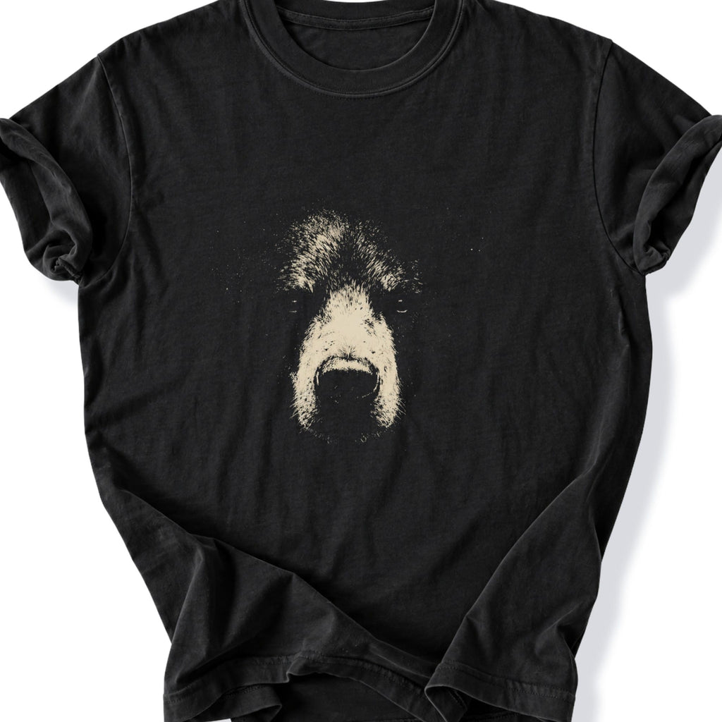 Printify T-Shirt Black / S Gritty Bear T-Shirt