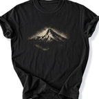 Printify T-Shirt Black / S Gritty Cascades T-Shirt