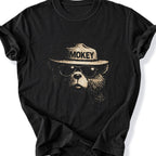 Printify T-Shirt Black / S Gritty Cute Smokey T-Shirt