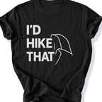 Printify T-Shirt Black / S Hike That T-Shirt