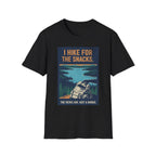 Printify T-Shirt Black / S Hiking for Snacks