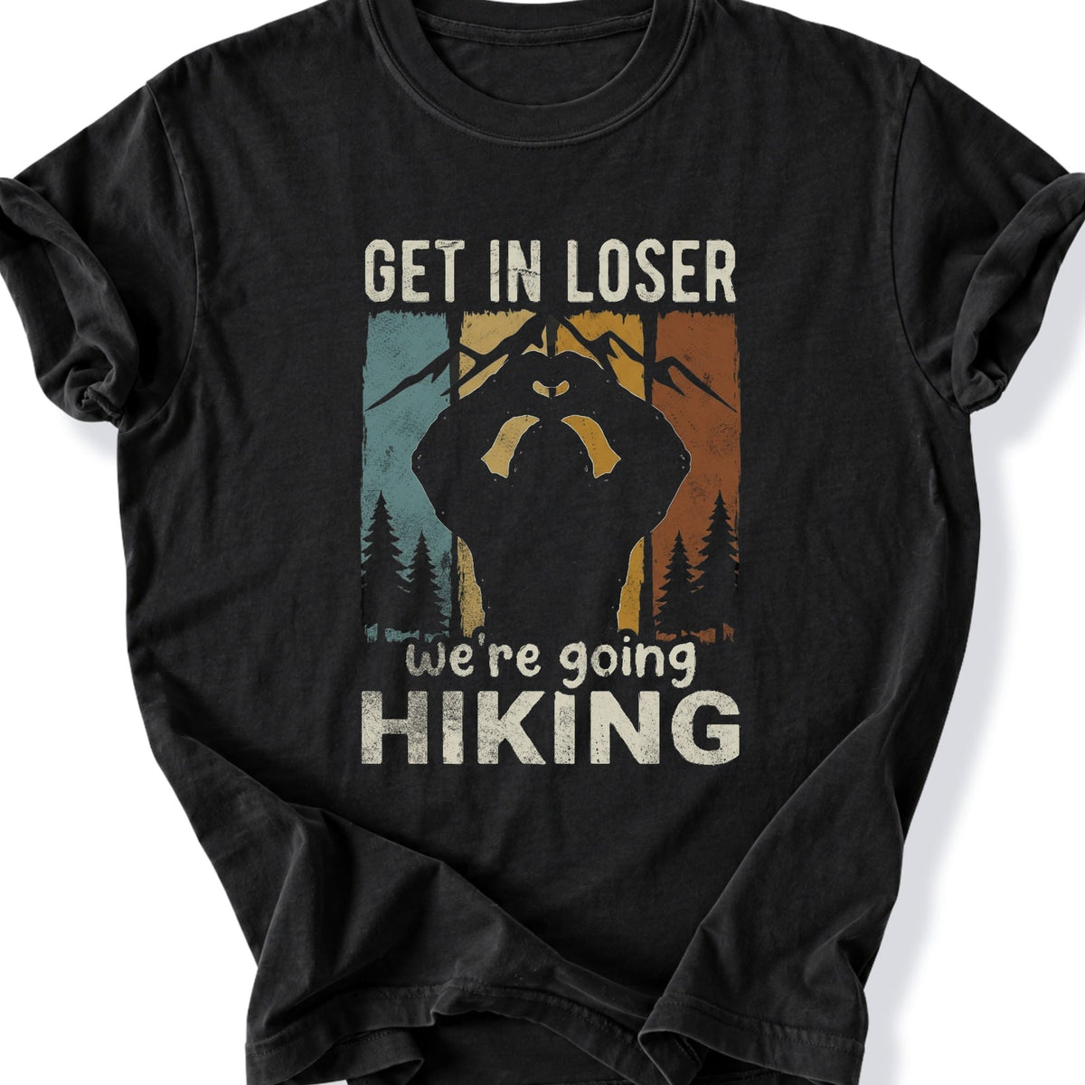 Printify T-Shirt Black / S Hiking Season T-Shirt