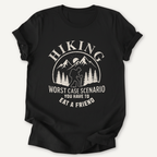 Printify T-Shirt Black / S Hiking Worst Case Scenario