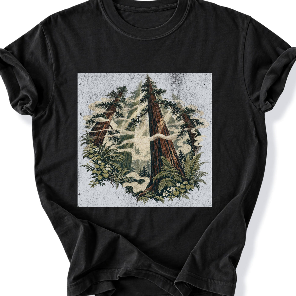 Printify T-Shirt Black / S Old Growth T-Shirt