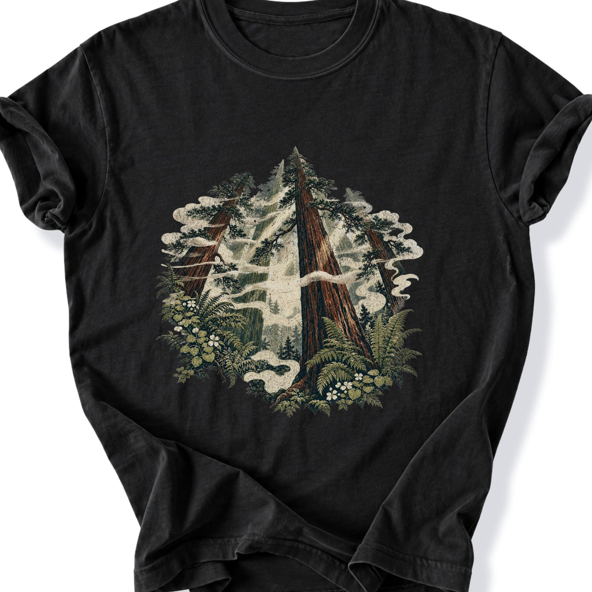 Printify T-Shirt Black / S Old Growth T-Shirt