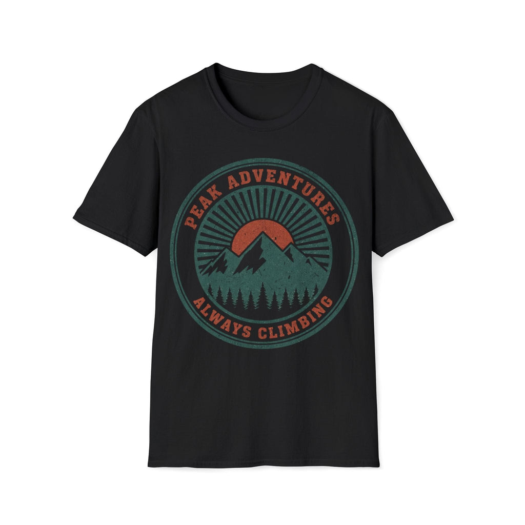 Printify T-Shirt Black / S Peak adventures