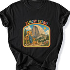 Printify T-Shirt Black / S Peaks Peckers Bigfoot - Almost There!