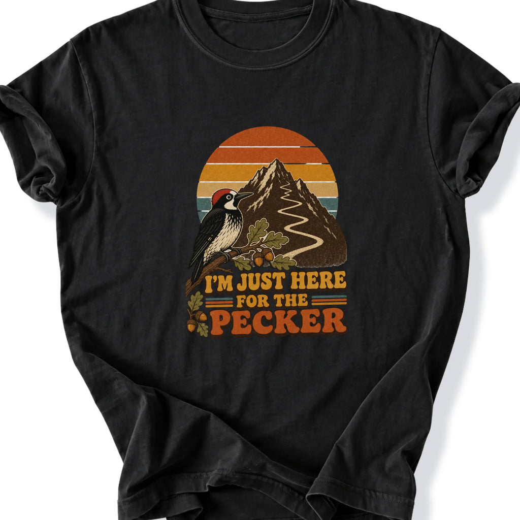 Printify T-Shirt Black / S Peaks Peckers Bigfoot - Retro Pecker (1)
