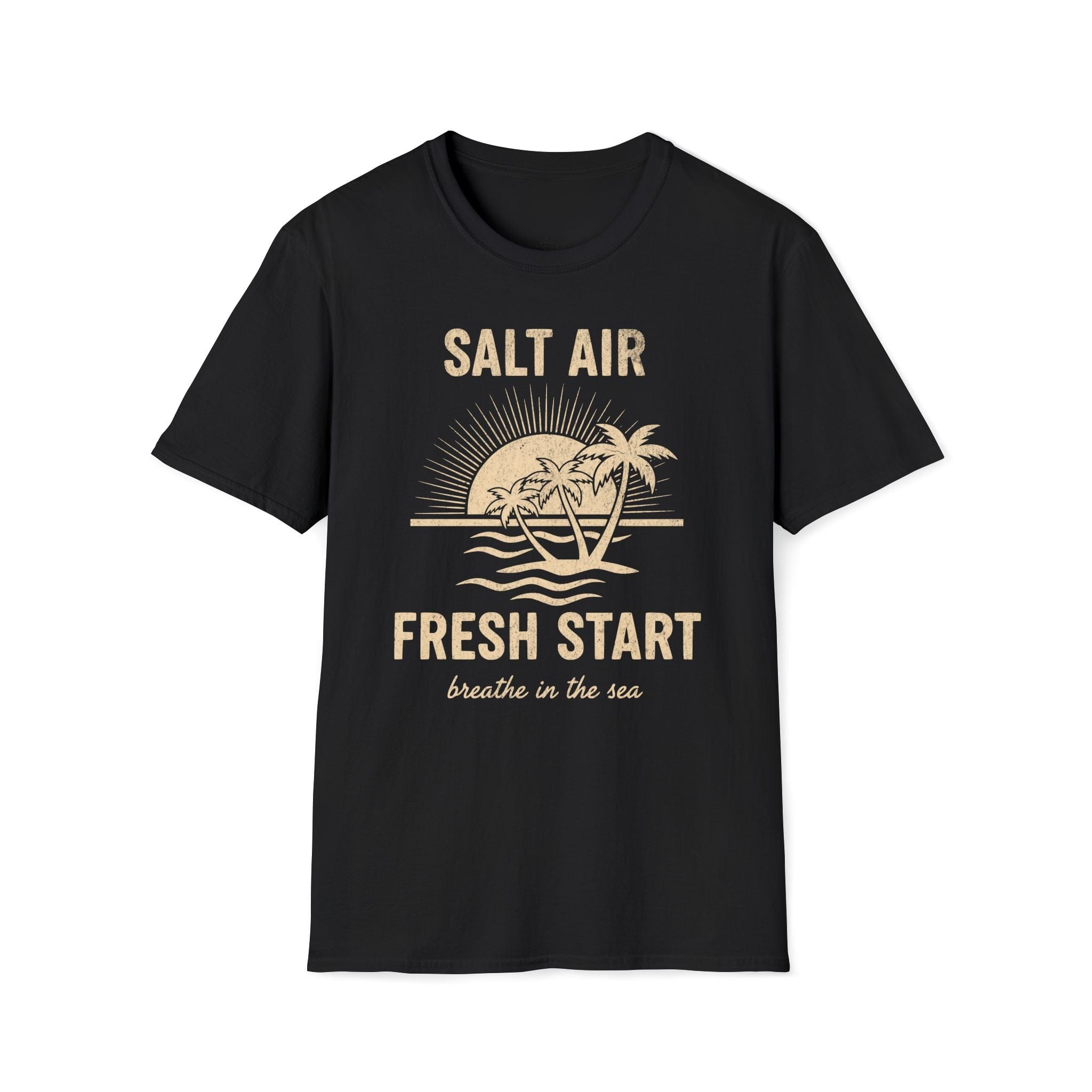 Printify T-Shirt Black / S Salt Air