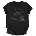 Printify T-Shirt Black / S Starry Night