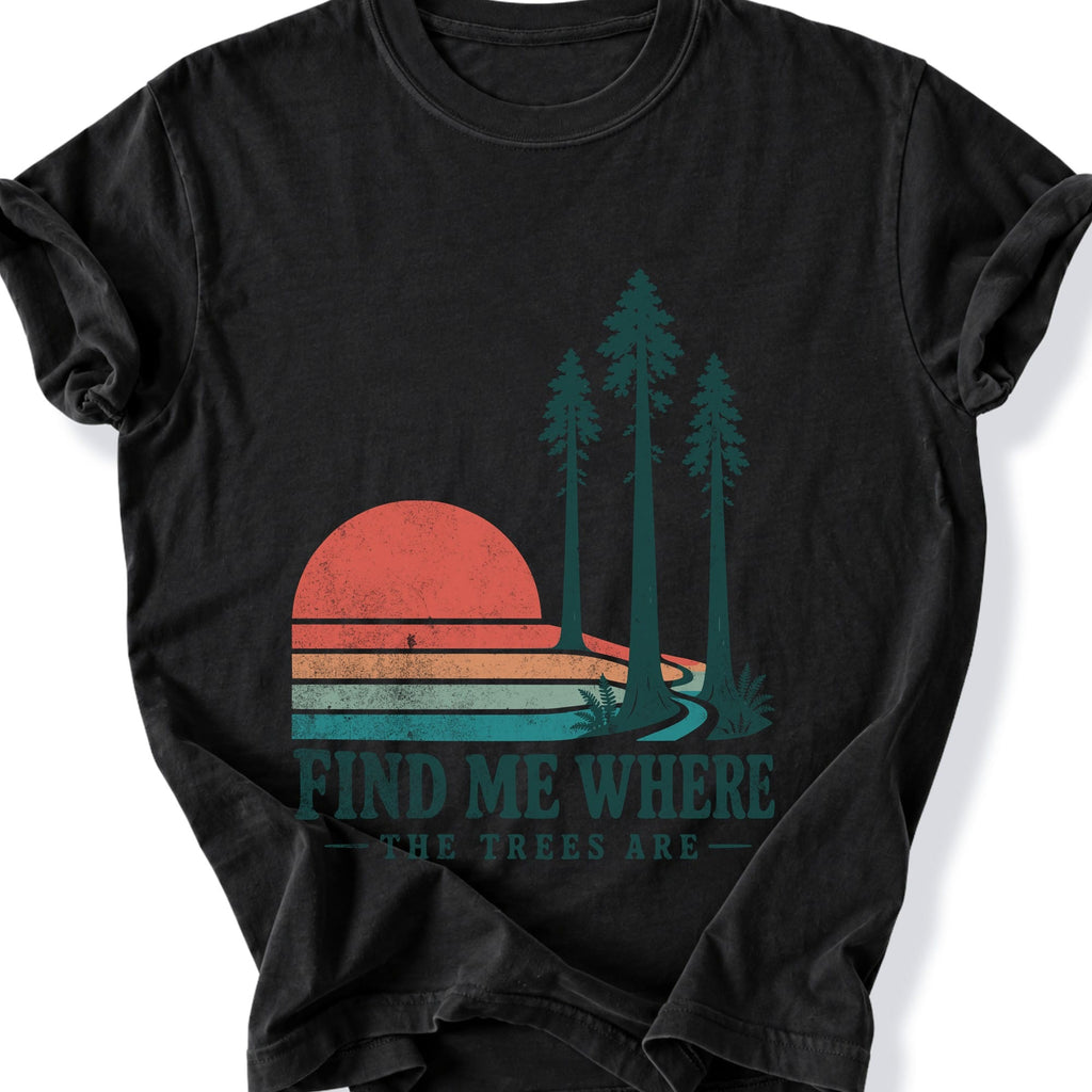 Printify T-Shirt Black / S Tall Trees Calling T-Shirt