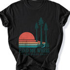 Printify T-Shirt Black / S Tall Trees Calling T-Shirt
