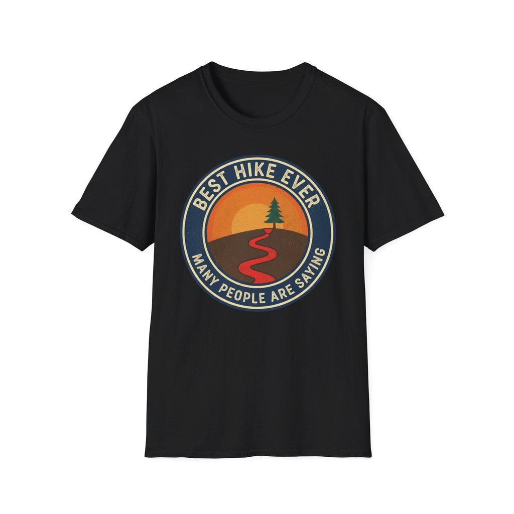Printify T-Shirt Black / S Trump Hikes - Best Hike Ever