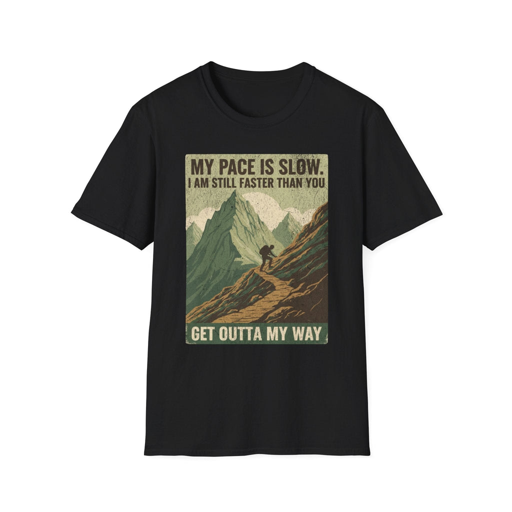 Printify T-Shirt Black / S Trump Hikes - Faster Than you